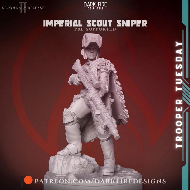 Scout Trooper Sniper — Star Wars 3D model