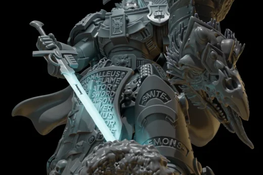 Silver Warp Daddy — Warhammer 40,000 3D model