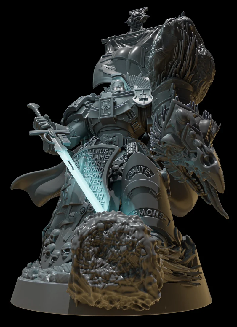 Silver Warp Daddy — Warhammer 40,000 3D model