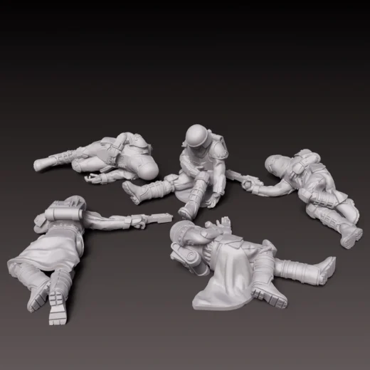 Snowtrooper Fallen — Star Wars 3D model