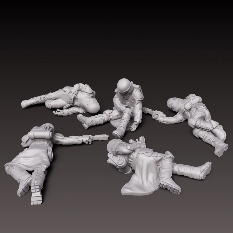 Snowtrooper Fallen — Star Wars 3D model