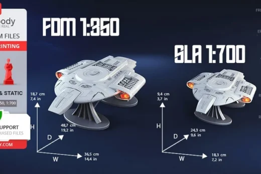USS Defiant — Star Trek 3D model