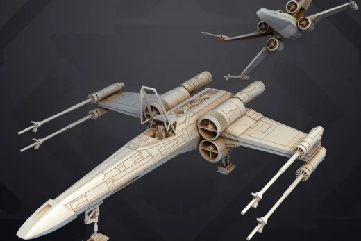 T-65B X-Wing Starfighter — Star Wars 3D model
