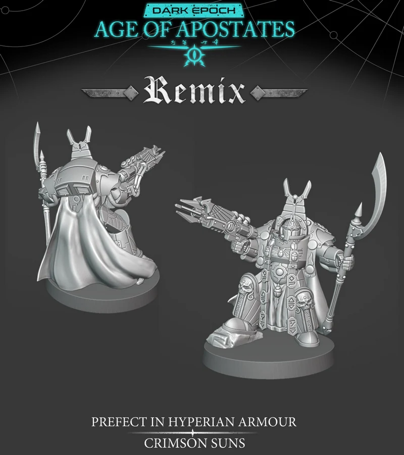 Scarab Occult Tartaros Terminator Sorcerer — Warhammer 40,000 3D model