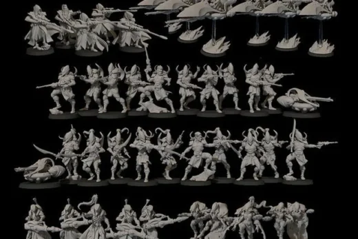 The Aeterni with Bonelord — Fantasy 3D model