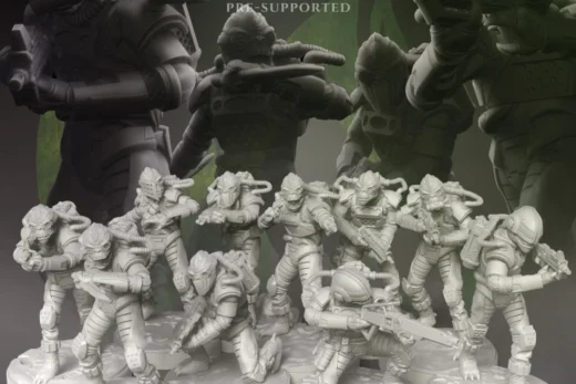 Trandoshan Squad — Star Wars 3D model