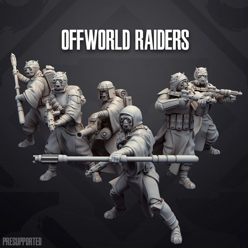Tusken Raiders — Star Wars 3D model