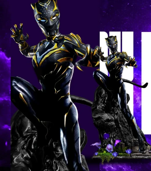 Black Panther Shuri Sculpture — Marvel 3D model