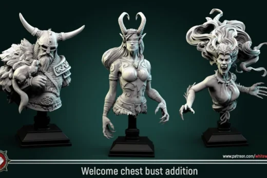 Chest Bust Addition 3D model