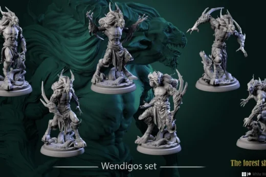 Wendigo — Fantasy 3D model