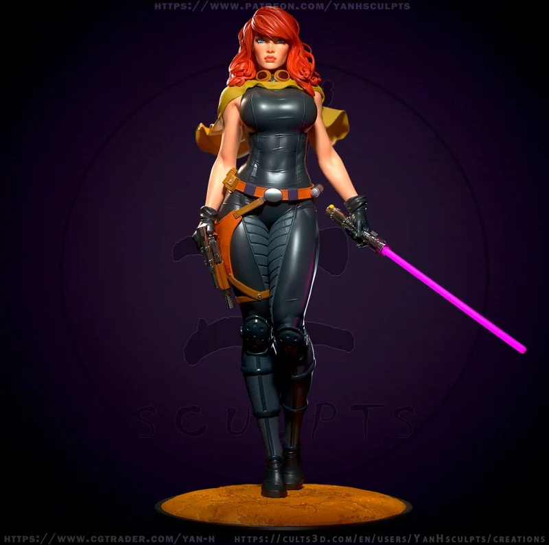 Mara Jade — Star Wars 3D model