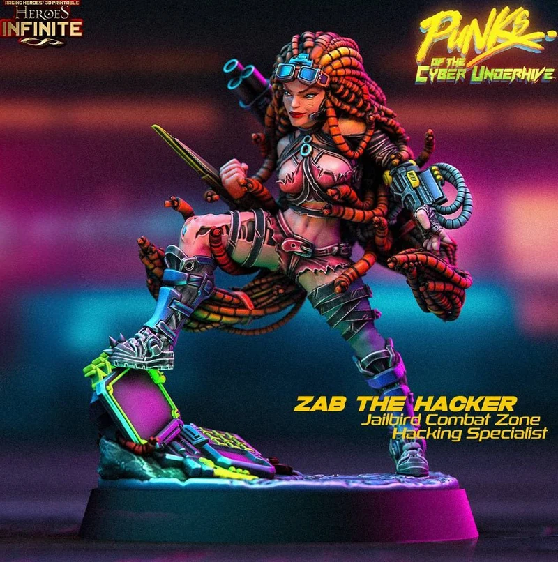 Zab the Hacker 3D model