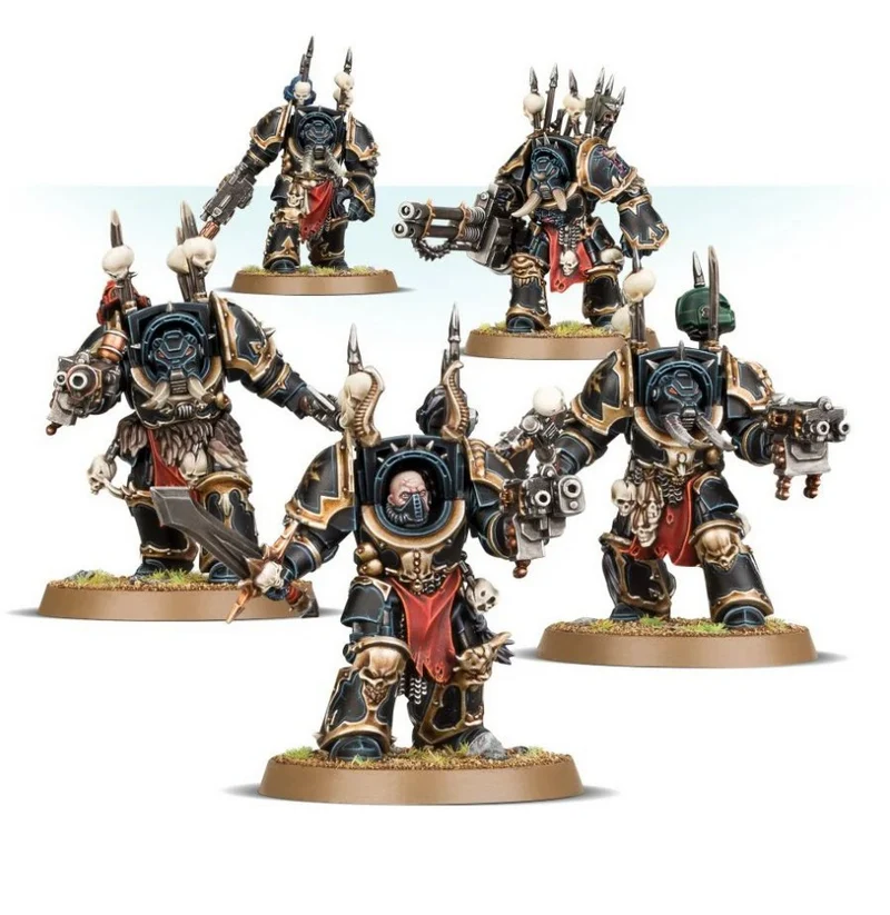Chaos Terminators — Warhammer 40,000 3D model