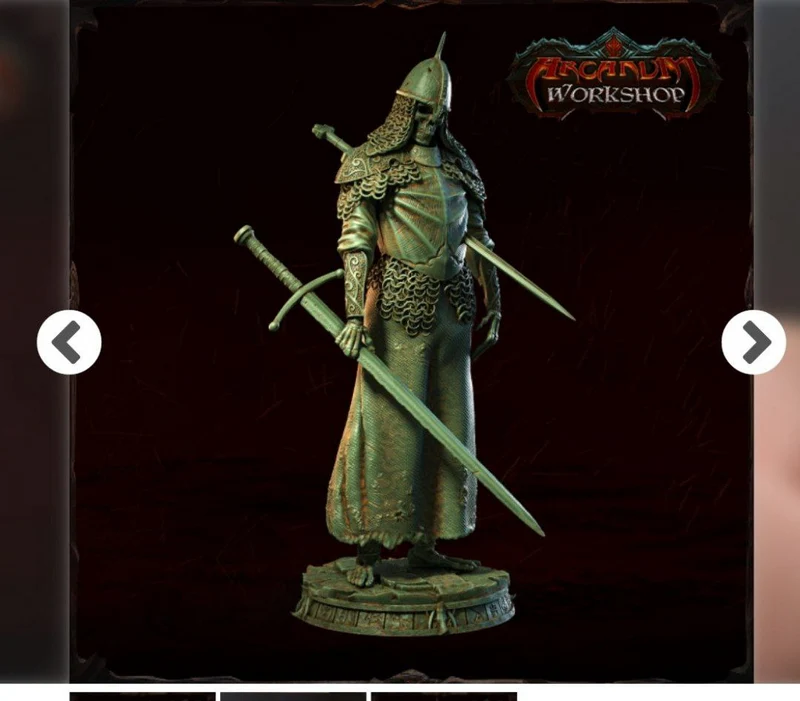 CM Lieutenant Skeleton — Fantasy 3D model