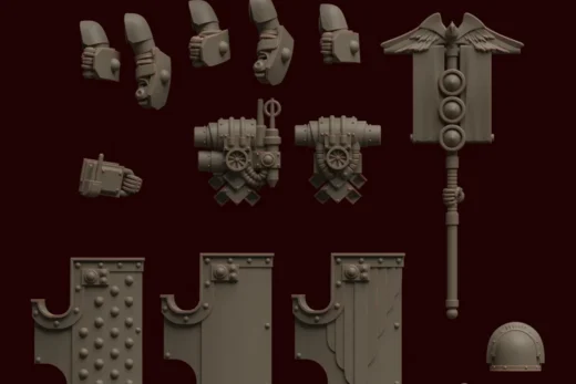 PA-3 Accessories 3D model