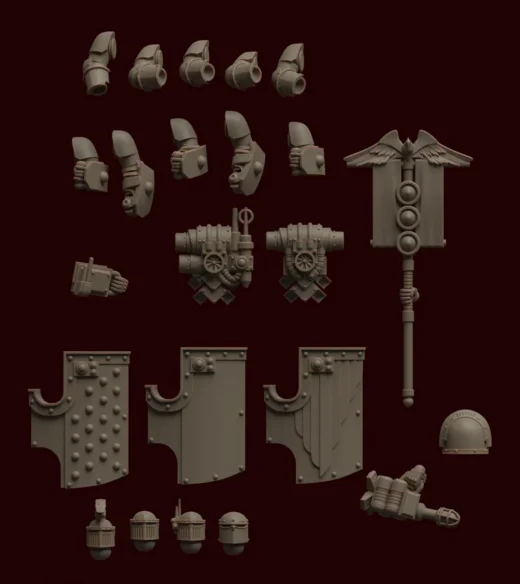 PA-3 Accessories 3D model