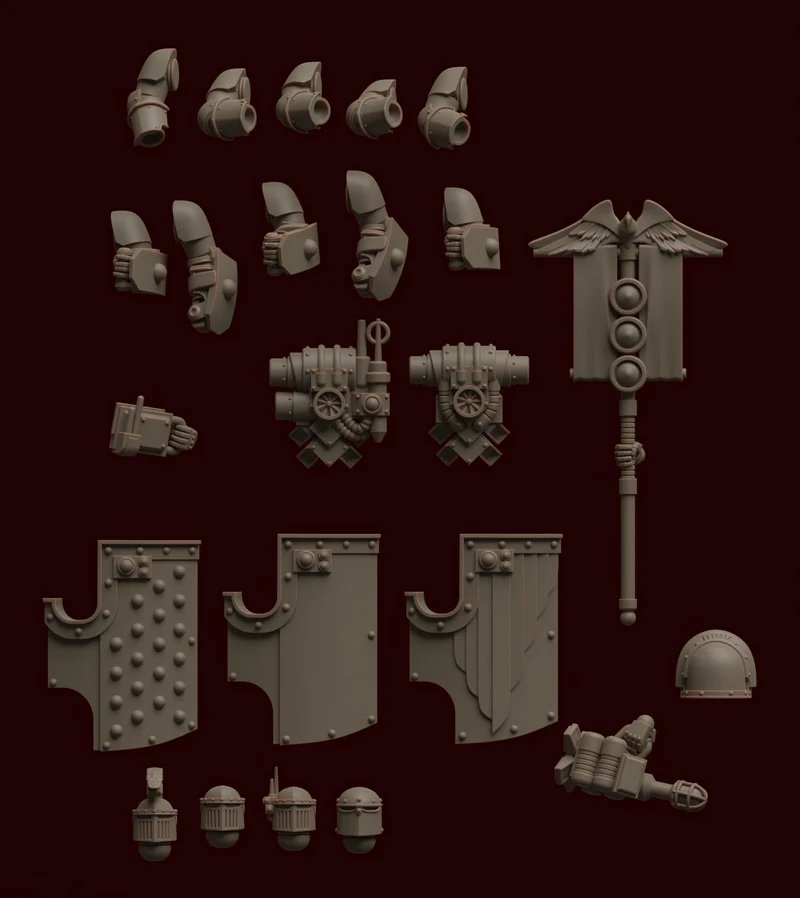 PA-3 Accessories 3D model