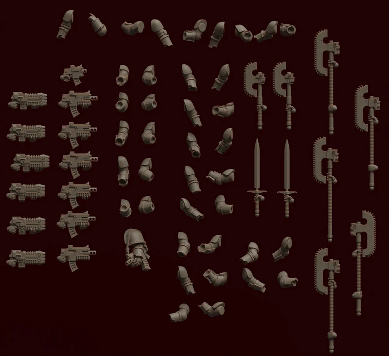 PA-3 Weapons 3D model