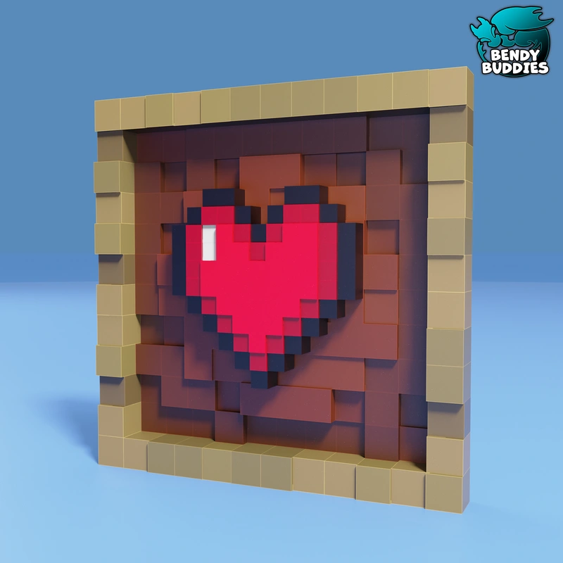 Heart Frame — Minecraft 3D model