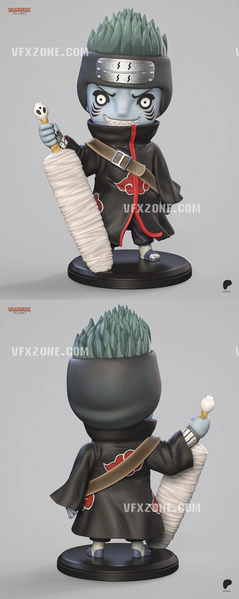 Kisame Chibi — Naruto 3D model