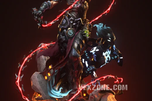 Fury — Darksiders III 3D model