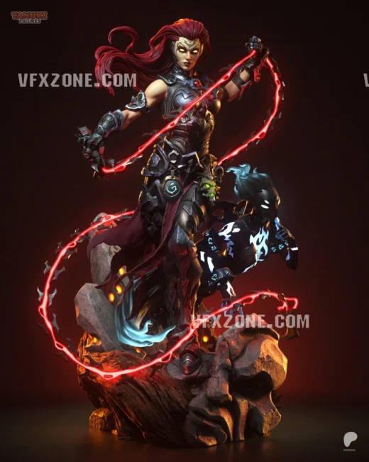 Fury — Darksiders III 3D model
