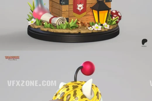 Moogle — Final Fantasy 3D model