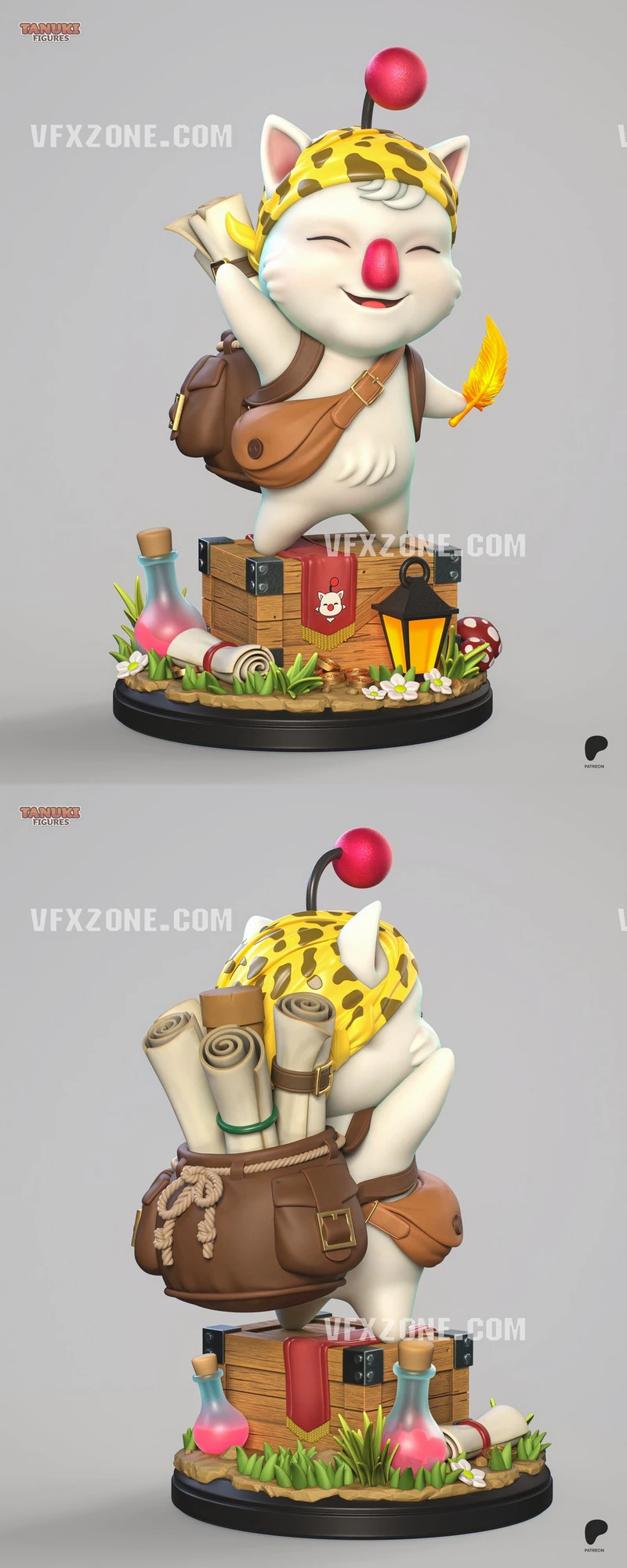 Moogle — Final Fantasy 3D model