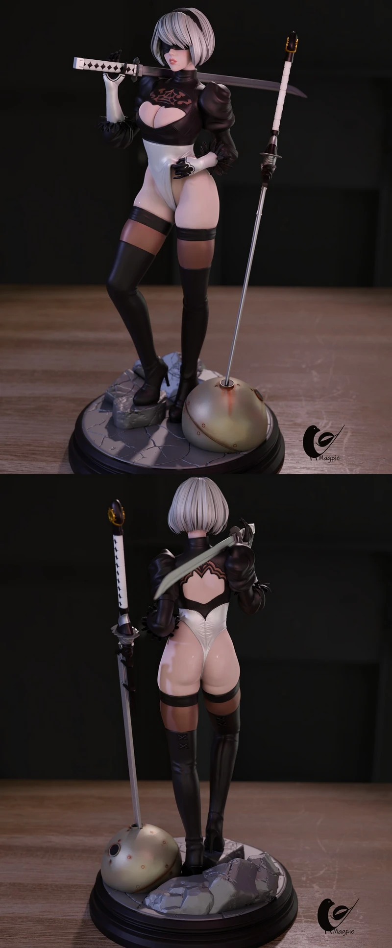 2B — NieR: Automata 3D model
