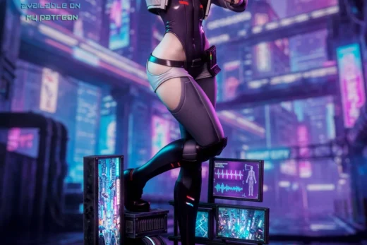 Lucy — Cyberpunk: Edgerunners 3D model