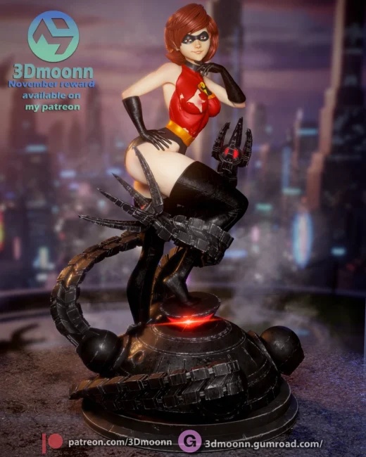 Elastigirl — The Incredibles 3D model