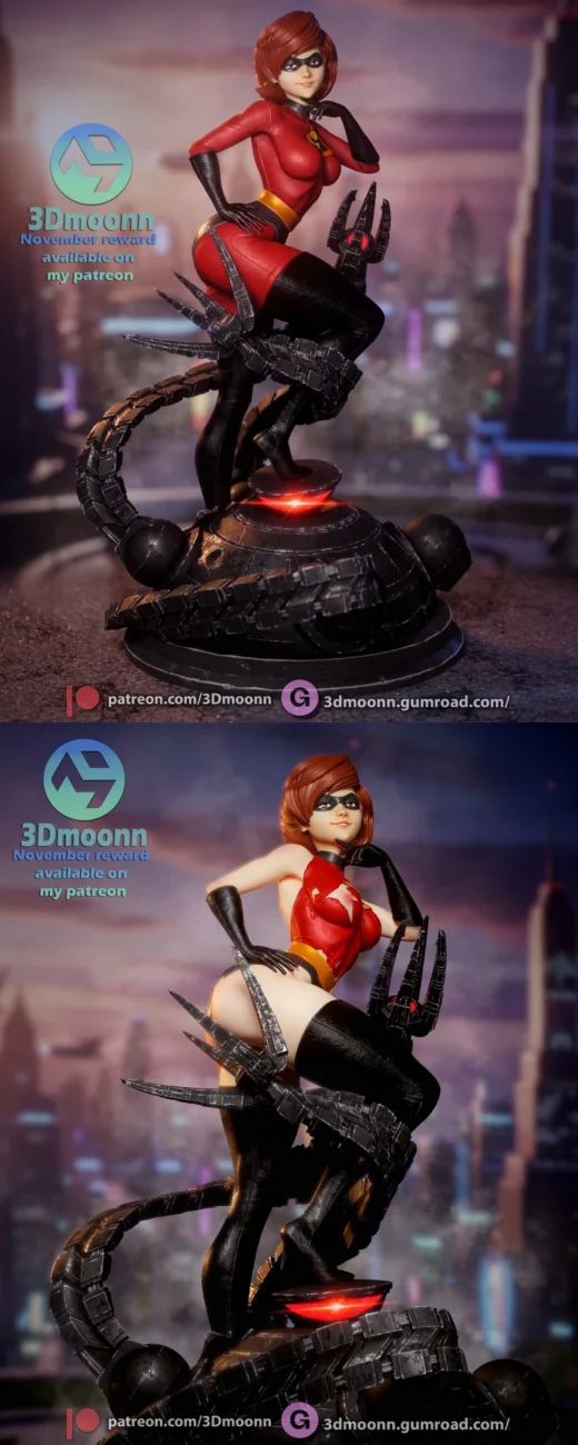 Elastigirl — The Incredibles 3D model