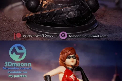 Elastigirl — The Incredibles 3D model
