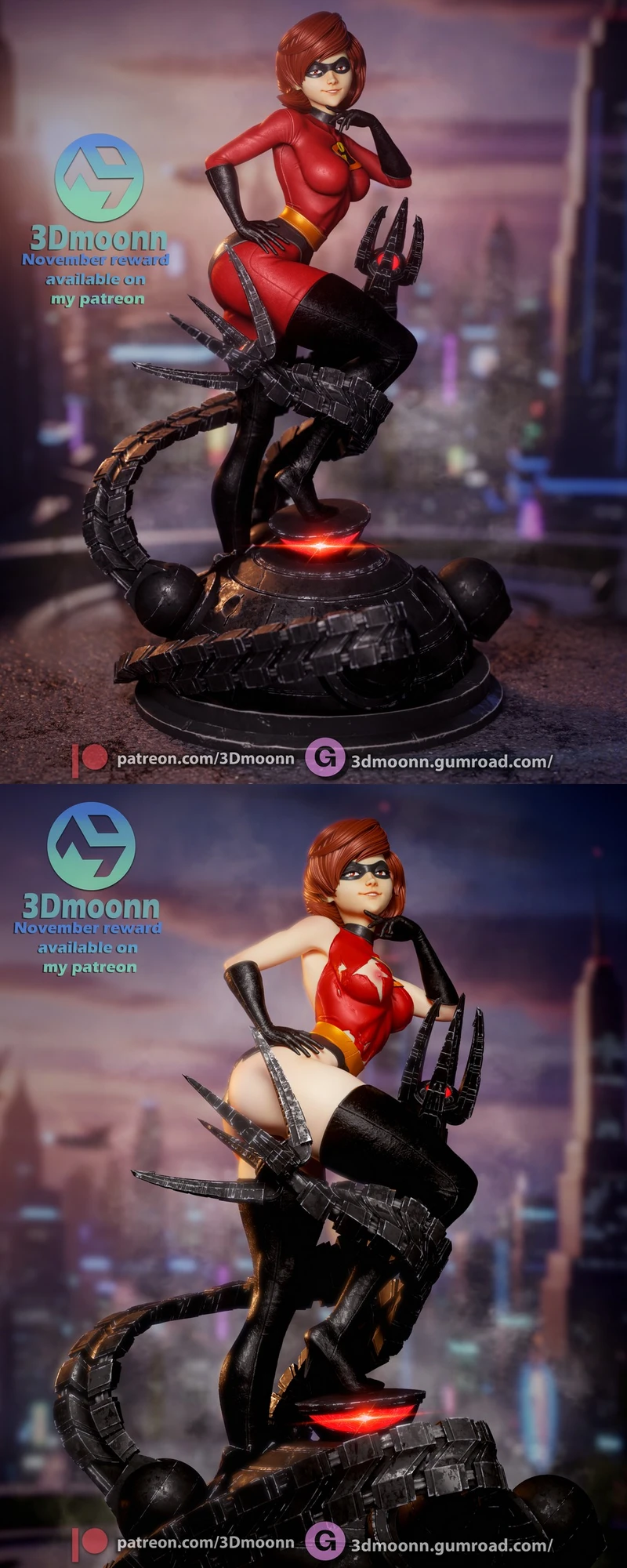 Elastigirl — The Incredibles 3D model