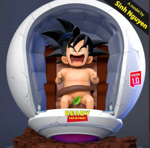 Baby Goku — Dragon Ball 3D model