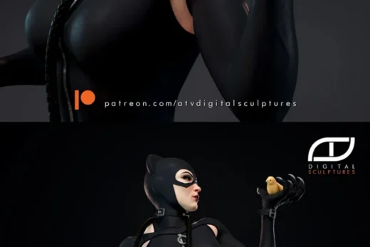 Catwoman Bust — DC Comics 3D model
