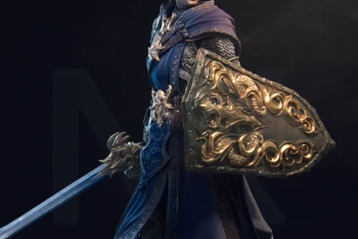 Aaron Statue — Fantasy 3D model