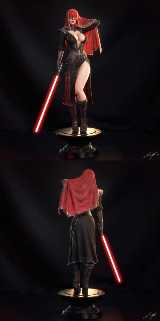 Visas Marr — Star Wars: Knights of the Old Republic II 3D model