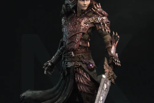 Aleehra Standing — Fantasy 3D model