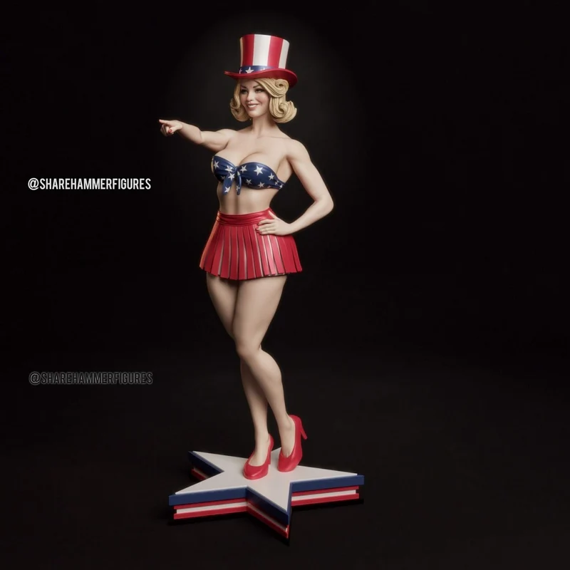 All-American Bombshell 3D model