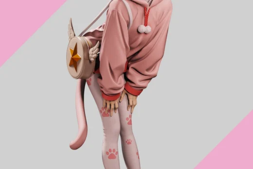 Sakura — Original Character 3D model