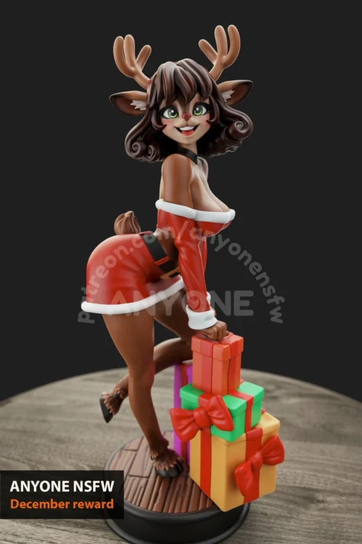 Christmas Deer — Original Character 3D model