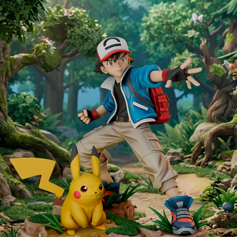 Ash & Pikachu — Pokémon 3D model
