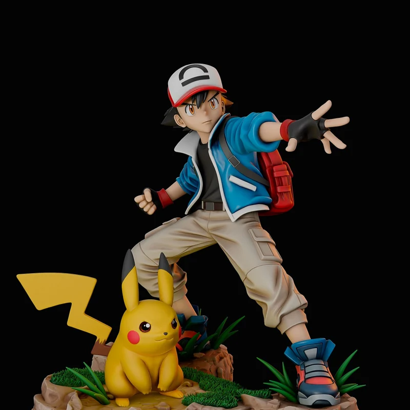 Ash & Pikachu — Pokémon 3D model