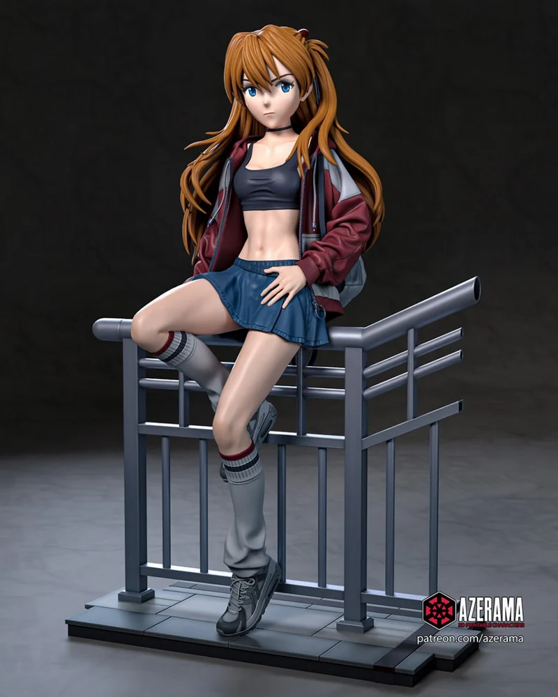 Asuka Langley — Evangelion 3D model