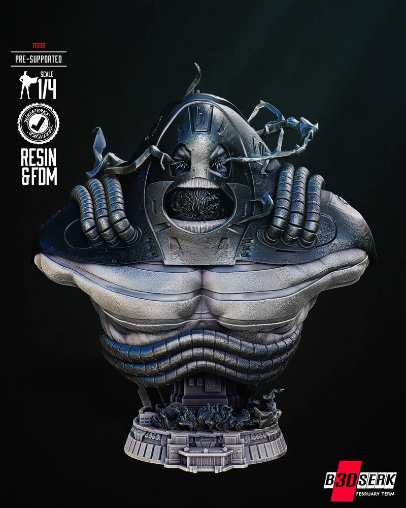Anti-Monitor Bust — DC Comics 3D model
