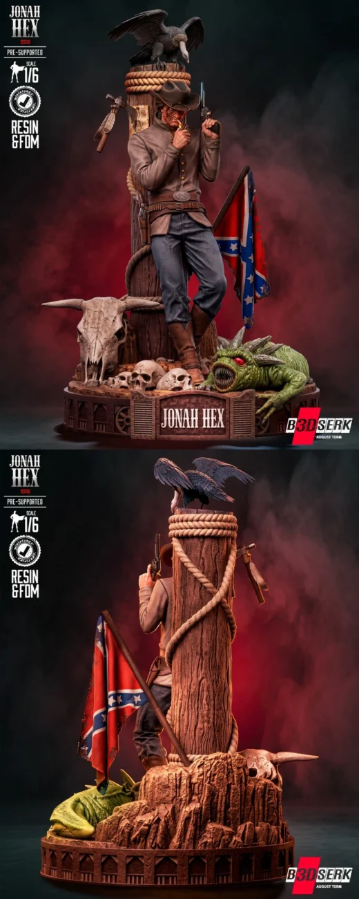 Jonah Hex Sculpture — DC Comics 3D model