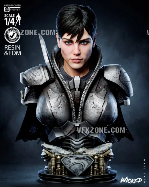 Faora-Ul Portrait Bust — DC Comics 3D model