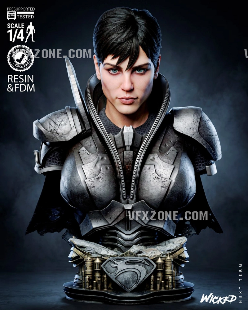 Faora-Ul Portrait Bust — DC Comics 3D model