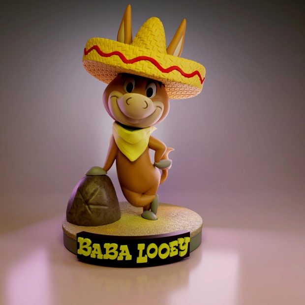 Baba Looey — Quick Draw McGraw 3D model